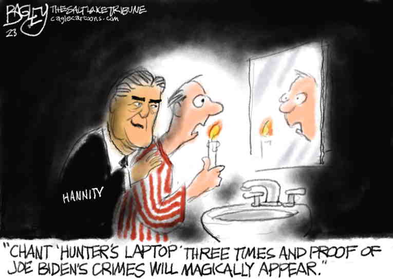 Political/Editorial Cartoon by Pat Bagley, Salt Lake Tribune on Hunter Biden Accepts Plea Deal