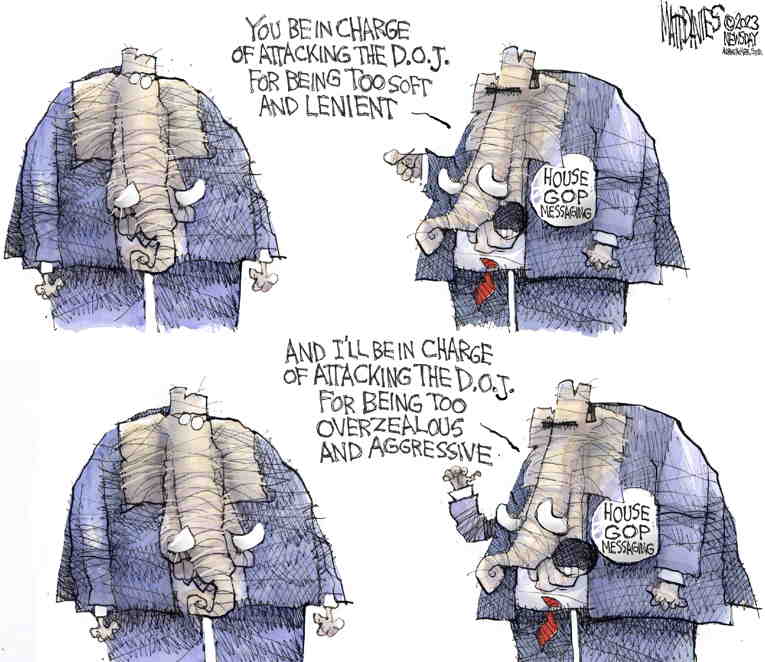 Political/Editorial Cartoon by Matt Davies, Journal News on Hunter Biden Accepts Plea Deal