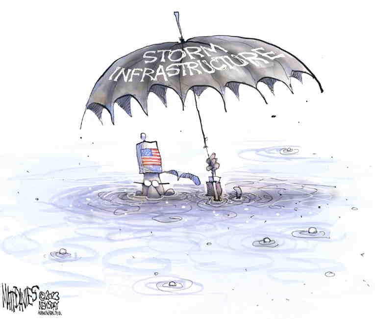 Political/Editorial Cartoon by Matt Davies, Journal News on Earth Sizzles