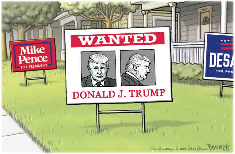 Political Cartoon On 2024 Race Heats Up By Clay Bennett Chattanooga   01 