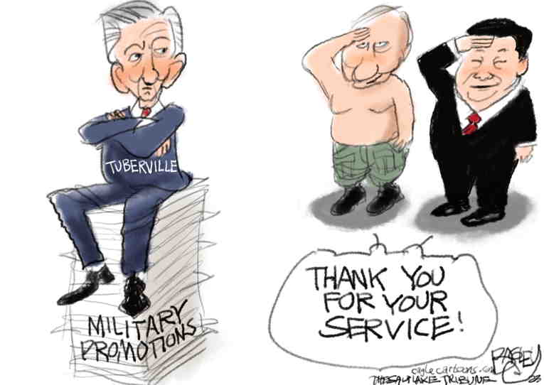 Political/Editorial Cartoon by Pat Bagley, Salt Lake Tribune on GOP to Redouble Efforts