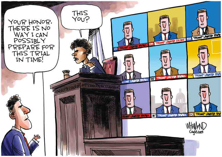 Political/Editorial Cartoon by Dave Whamond, Canada, PoliticalCartoons.com on Lawyers Lay Out Defense