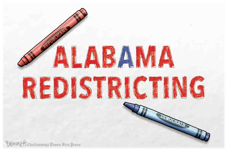 Political/Editorial Cartoon by Clay Bennett, Chattanooga Times Free Press on Republicans Move Further Right