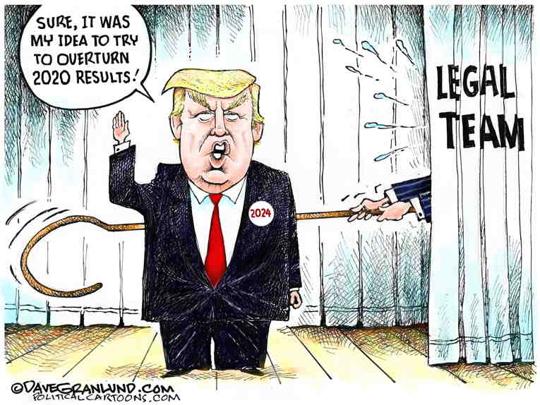 Political/Editorial Cartoon by Dave Granlund on Trump Vows Revenge