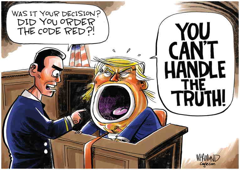 Political/Editorial Cartoon by Dave Whamond, Canada, PoliticalCartoons.com on Trump Vows Revenge