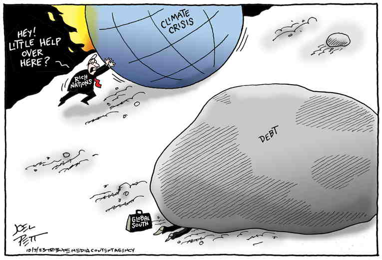 Political/Editorial Cartoon by Joel Pett, Lexington Herald-Leader, CWS/CartoonArts Intl. on In Other News