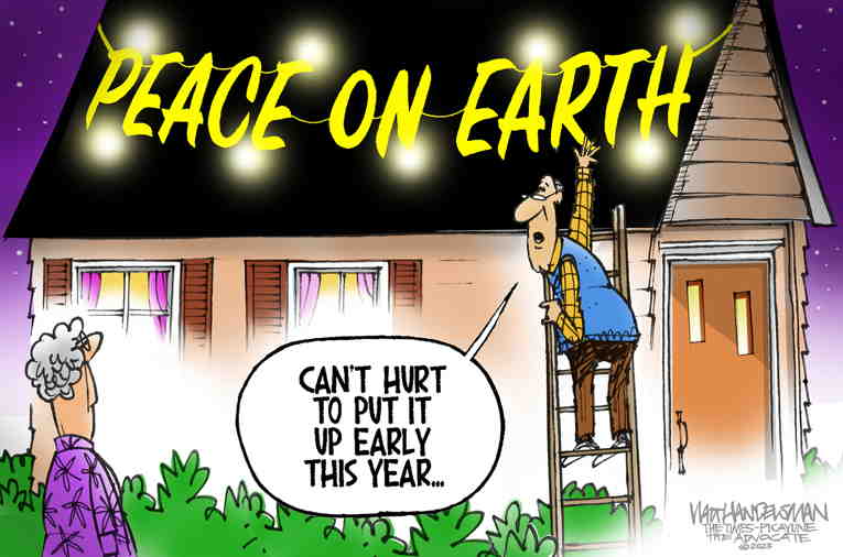 Political/Editorial Cartoon by Walt Handelsman, Newsday on In Other News