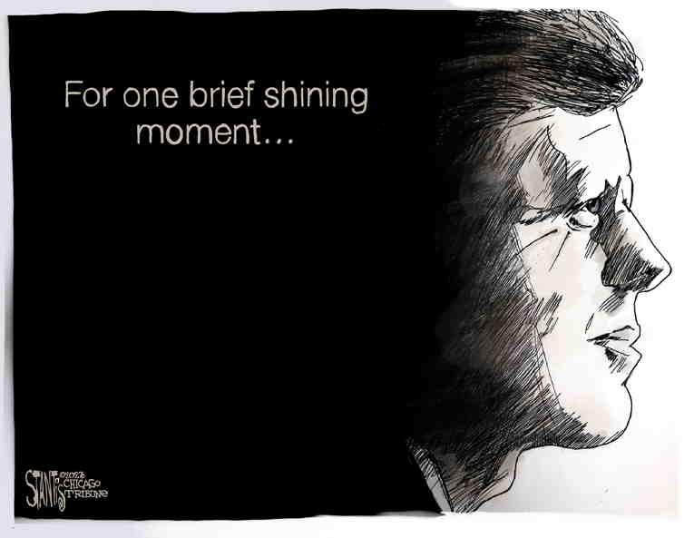 Political/Editorial Cartoon by Scott Stantis, Chicago Tribune on In Other News