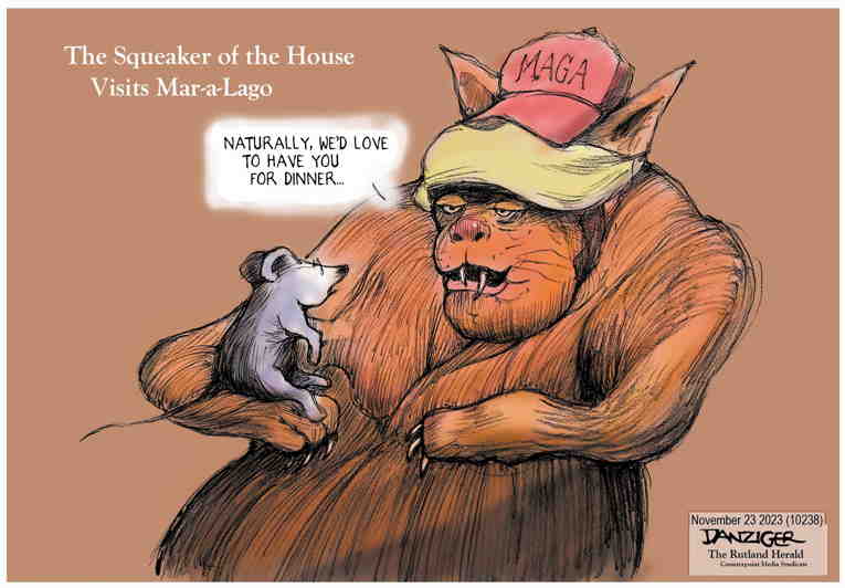 Political/Editorial Cartoon by Jeff Danziger on GOP Goes Full MAGA