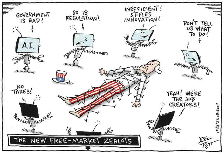 Political/Editorial Cartoon by Joel Pett, Lexington Herald-Leader, CWS/CartoonArts Intl. on In Other News