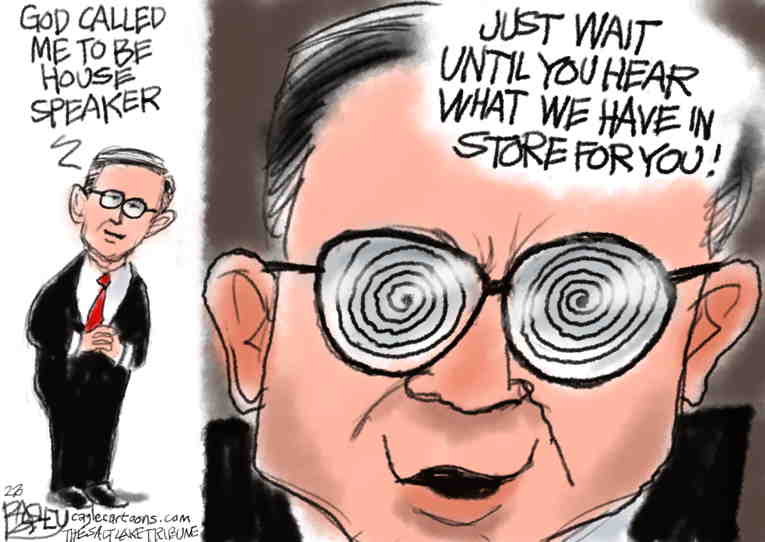 Political/Editorial Cartoon by Pat Bagley, Salt Lake Tribune on In Other News