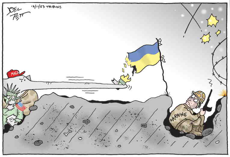 Political/Editorial Cartoon by Joel Pett, Lexington Herald-Leader, CWS/CartoonArts Intl. on Ukraine Crisis Deepens