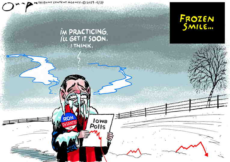 Political/Editorial Cartoon by Jack Ohman, The Oregonian on In Other News