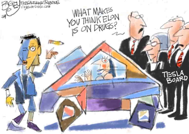 Political/Editorial Cartoon by Pat Bagley, Salt Lake Tribune on In Other News