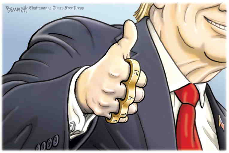 Political/Editorial Cartoon by Clay Bennett, Chattanooga Times Free Press on In Other News