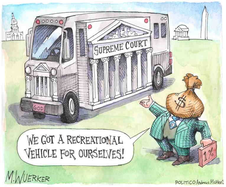 Political/Editorial Cartoon by Matt Wuerker, Politico on In Other News