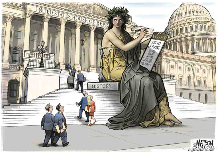 Political/Editorial Cartoon by RJ Matson, Cagle Cartoons on Ukraine Suffers Losses