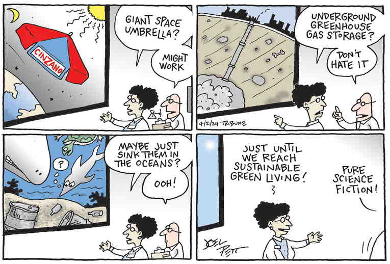 Political/Editorial Cartoon by Joel Pett, Lexington Herald-Leader, CWS/CartoonArts Intl. on Big Changes Underway