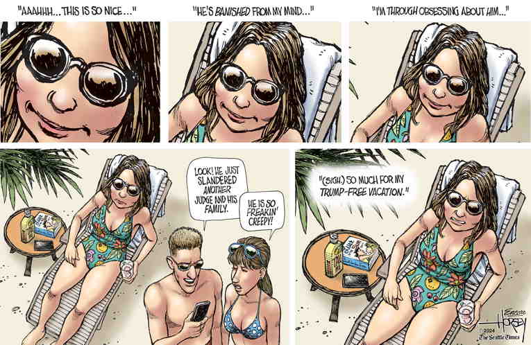 Political/Editorial Cartoon by David Horsey on In Other News