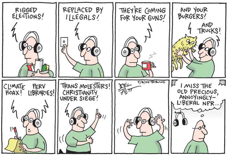 Political/Editorial Cartoon by Joel Pett, Lexington Herald-Leader, CWS/CartoonArts Intl. on In Other News