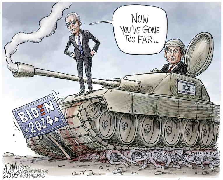 Political Cartoon on 'Gaza Massacre Continues' by Adam Zyglis, The ...