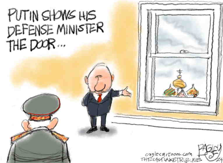 Political/Editorial Cartoon by Pat Bagley, Salt Lake Tribune on In Other News