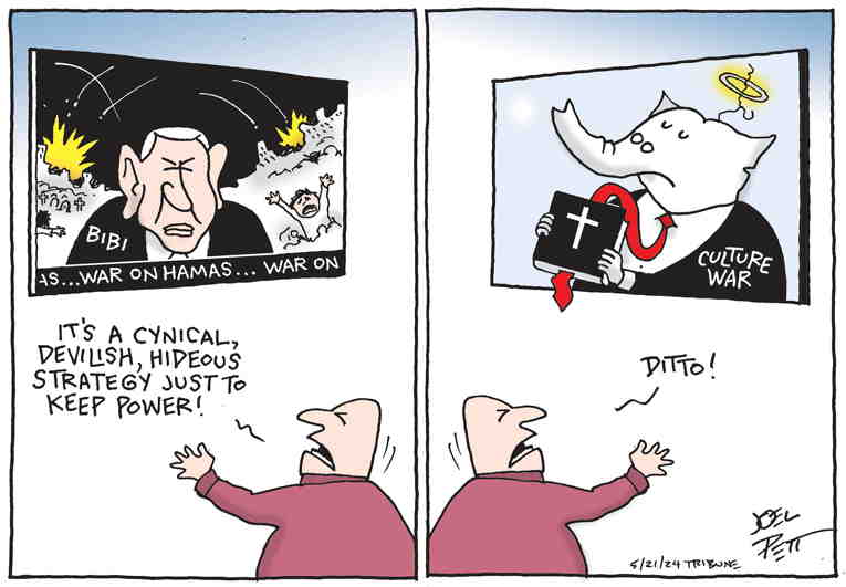 Political/Editorial Cartoon by Joel Pett, Lexington Herald-Leader, CWS/CartoonArts Intl. on In Other News