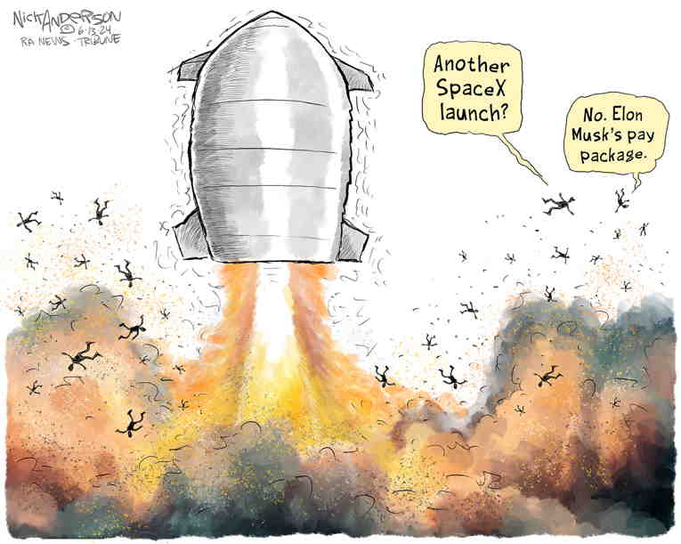 Political/Editorial Cartoon by Nick Anderson, Houston Chronicle on In Other News