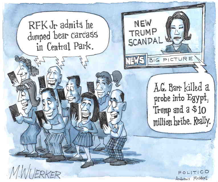 Political/Editorial Cartoon by Matt Wuerker, Politico on In Other News