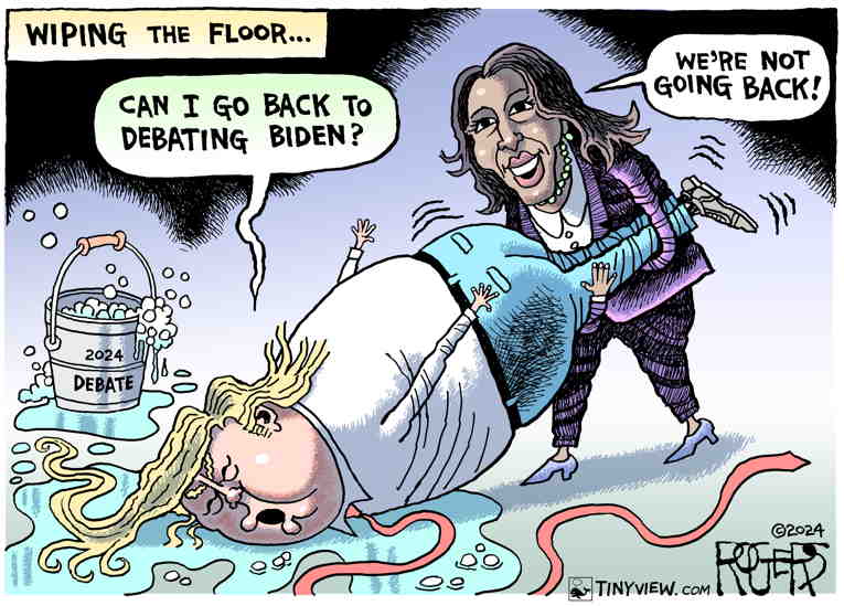 Political/Editorial Cartoon by Rob Rogers on Trump Crashes and Burns