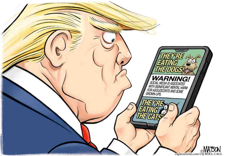 Political/Editorial Cartoon by RJ Matson, Cagle Cartoons on GOP Targets Legal Immigrants