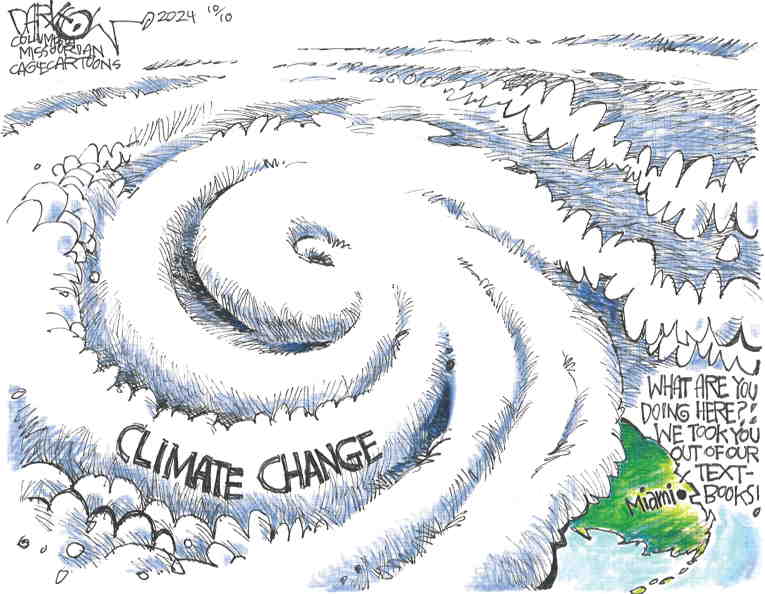 Political/Editorial Cartoon by John Darkow, Columbia Daily Tribune, Missouri on Record Storms Batter the South