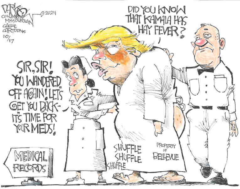 Political/Editorial Cartoon by John Darkow, Columbia Daily Tribune, Missouri on Trump Dances