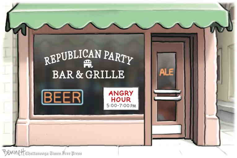 Political/Editorial Cartoon by Clay Bennett, Chattanooga Times Free Press on In Other News