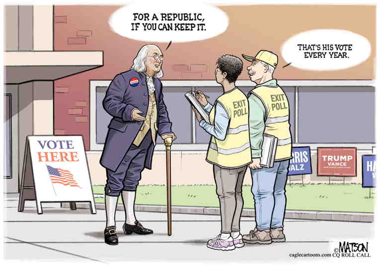 Political/Editorial Cartoon by RJ Matson, Cagle Cartoons on Strong Early Voting