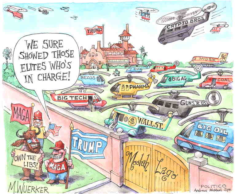 Political/Editorial Cartoon by Matt Wuerker, Politico on MAGA Riding High