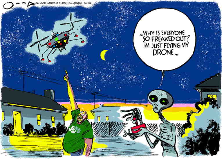 Political/Editorial Cartoon by Jack Ohman, The Oregonian on In Other News