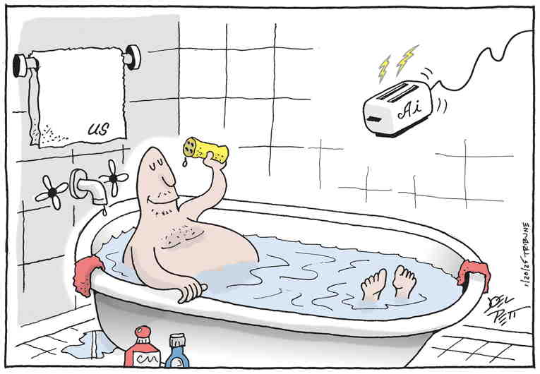 Political/Editorial Cartoon by Joel Pett, Lexington Herald-Leader, CWS/CartoonArts Intl. on In Other News