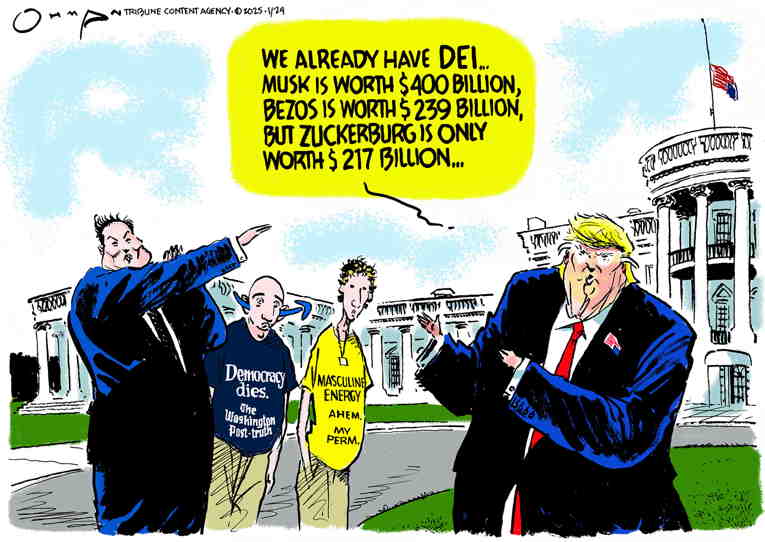 Political/Editorial Cartoon by Jack Ohman, The Oregonian on War on Wokeness Declared