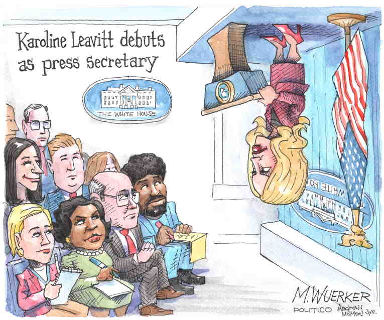 Political/Editorial Cartoon by Matt Wuerker, Politico on In Other news