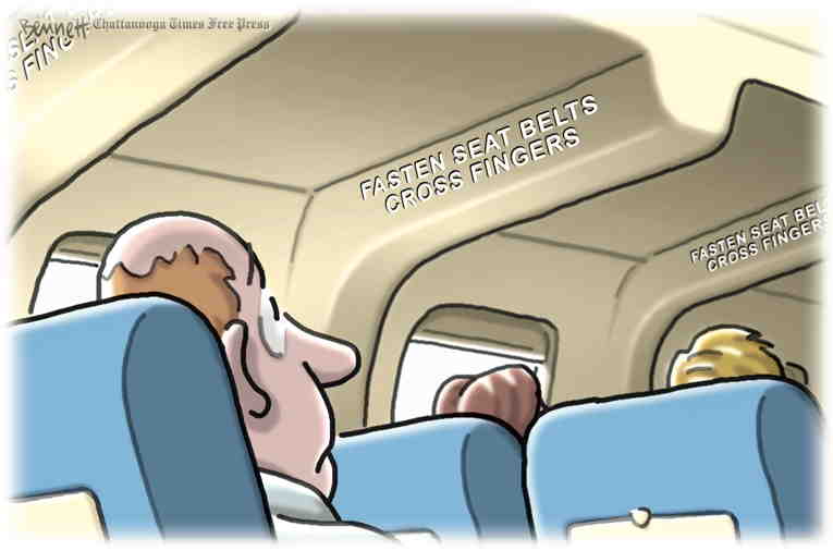 Political/Editorial Cartoon by Clay Bennett, Chattanooga Times Free Press on Psychopath Attacks Press