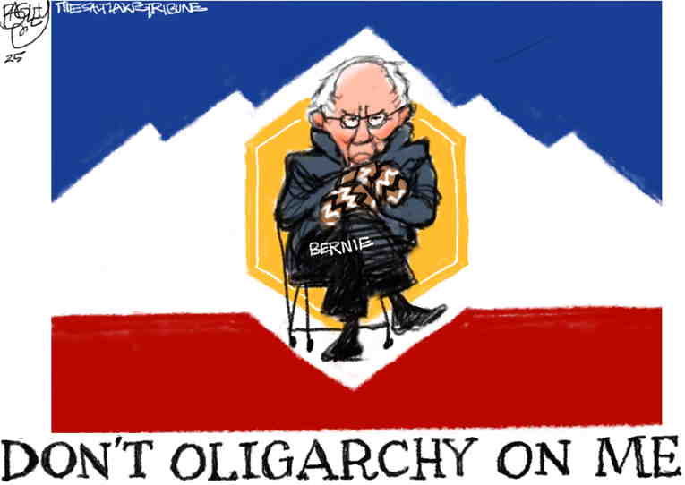 Political/Editorial Cartoon by Pat Bagley, Salt Lake Tribune on In Other News