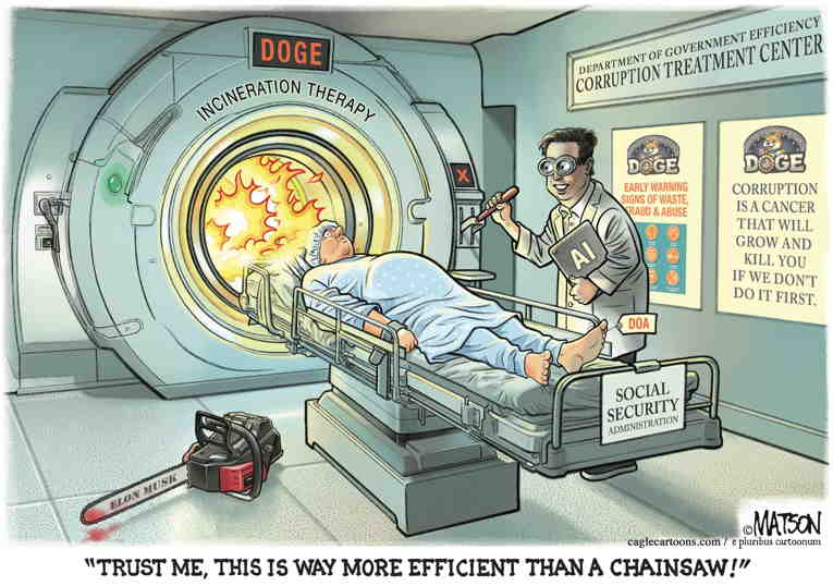 Political/Editorial Cartoon by RJ Matson, Cagle Cartoons on In Other News