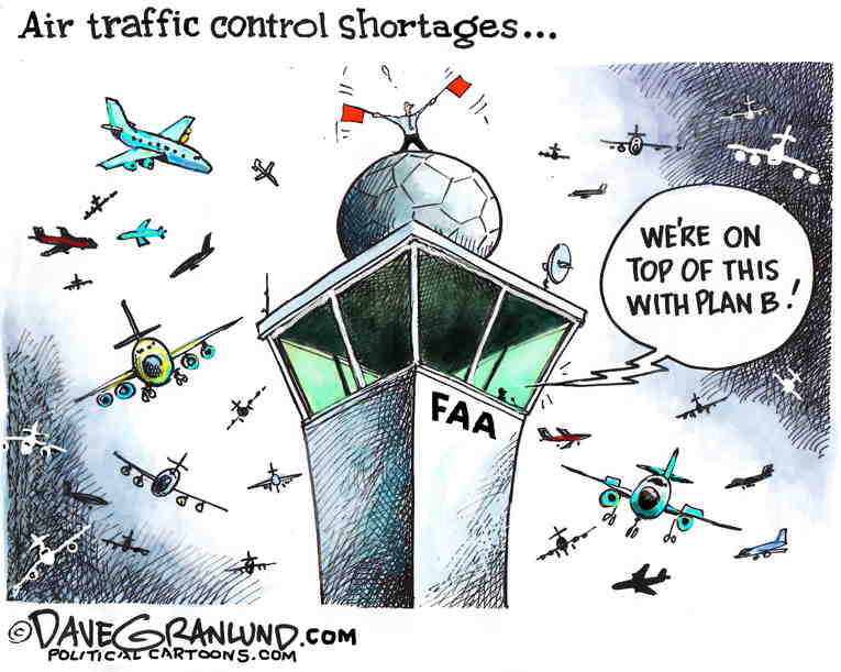 Political/Editorial Cartoon by Dave Granlund on DOGE Cuts Hit Home