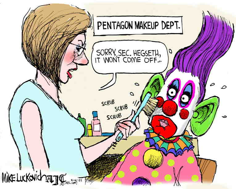 Political/Editorial Cartoon by Mike Luckovich, Atlanta Journal-Constitution on In Other News
