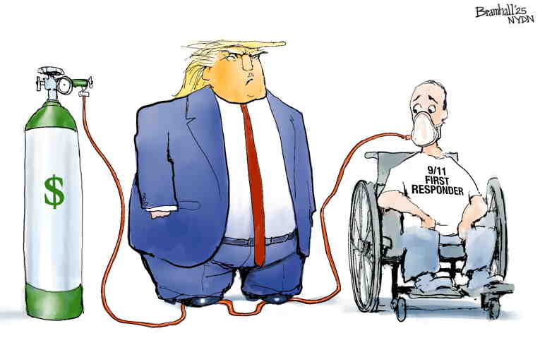 Political/Editorial Cartoon by Bill Bramhall, New York Daily News on Trump Issues King’s Decrees