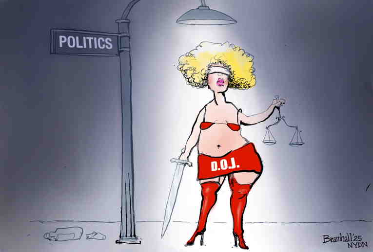 Political/Editorial Cartoon by Clay Bennett, Chattanooga Times Free Press on Despot Attacks Rule of Law