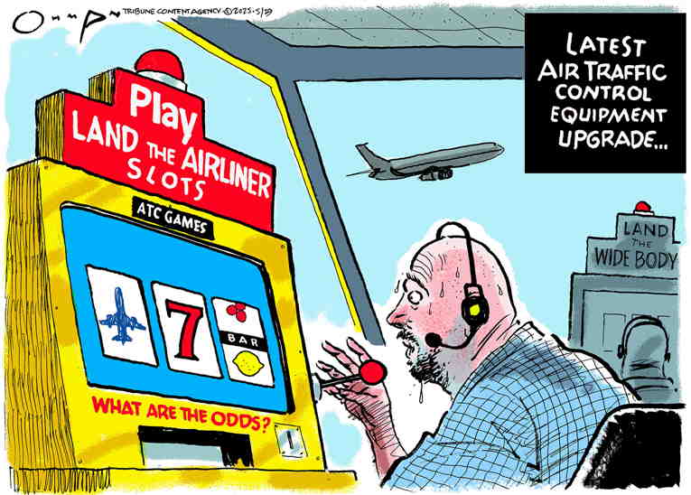 Political/Editorial Cartoon by Jack Ohman, The Oregonian on In Other News