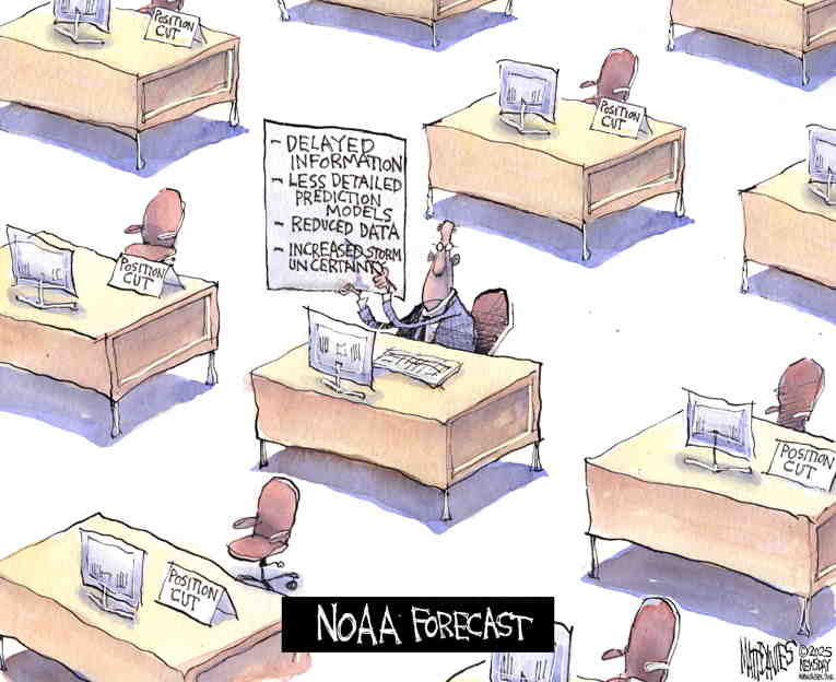 Political/Editorial Cartoon by Matt Davies, Journal News on In Other News