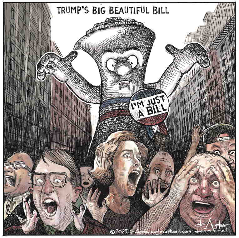 Political/editorial cartoon
